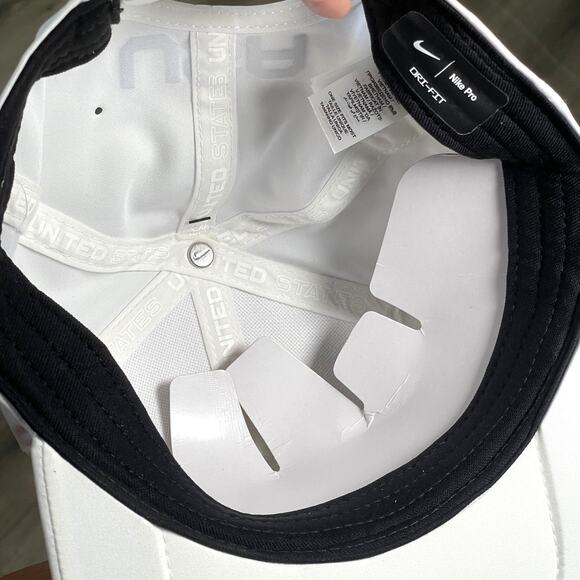 Nike Team USA 2020 Olympics Snapback Cap Hat Flag Rings White Logos RARE NWT - Picture 10 of 12